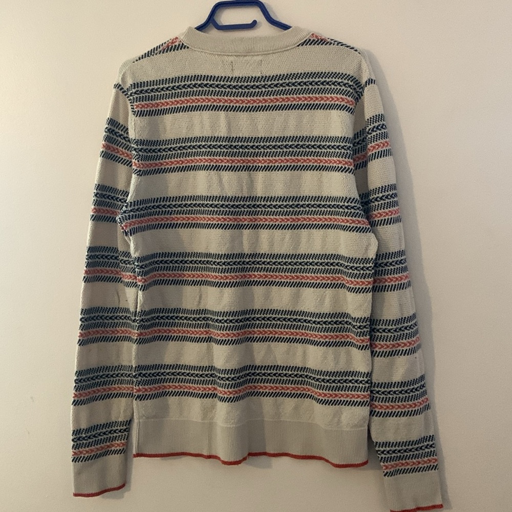 Jack & Jones - Men’s Knit Sweater - Striped- Size Large - Picture 6 of 7